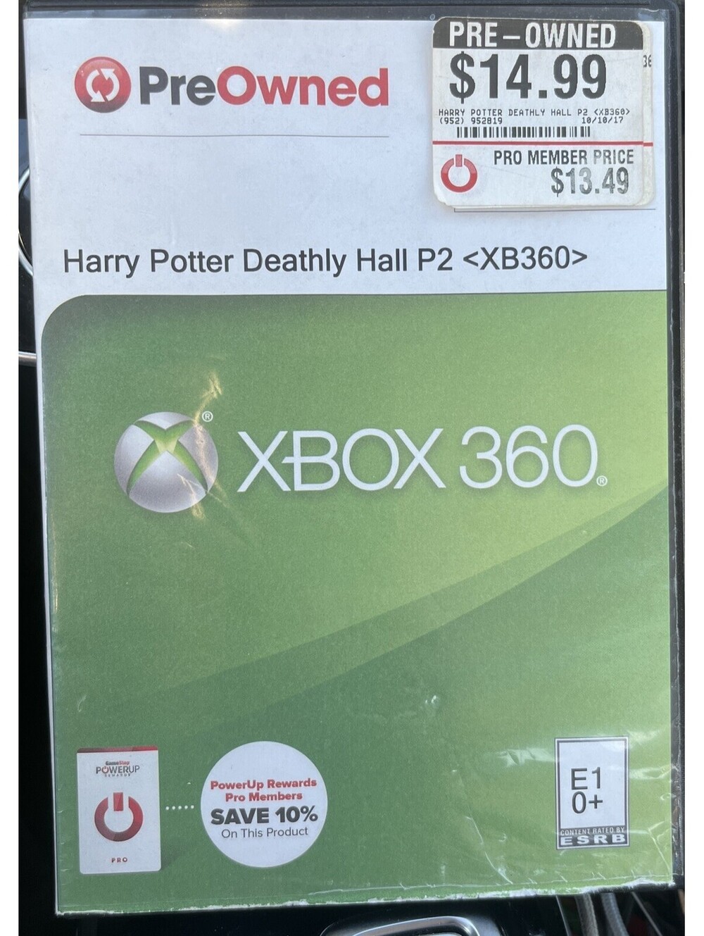 Harry Potter And The Deathly Hallows Part 1 For PS2